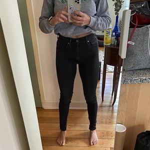 Levi’s Mile high super skinny jeans in grey